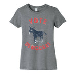 Vote Democrat (Vintage democratic donkey) Women's Cotton Tee