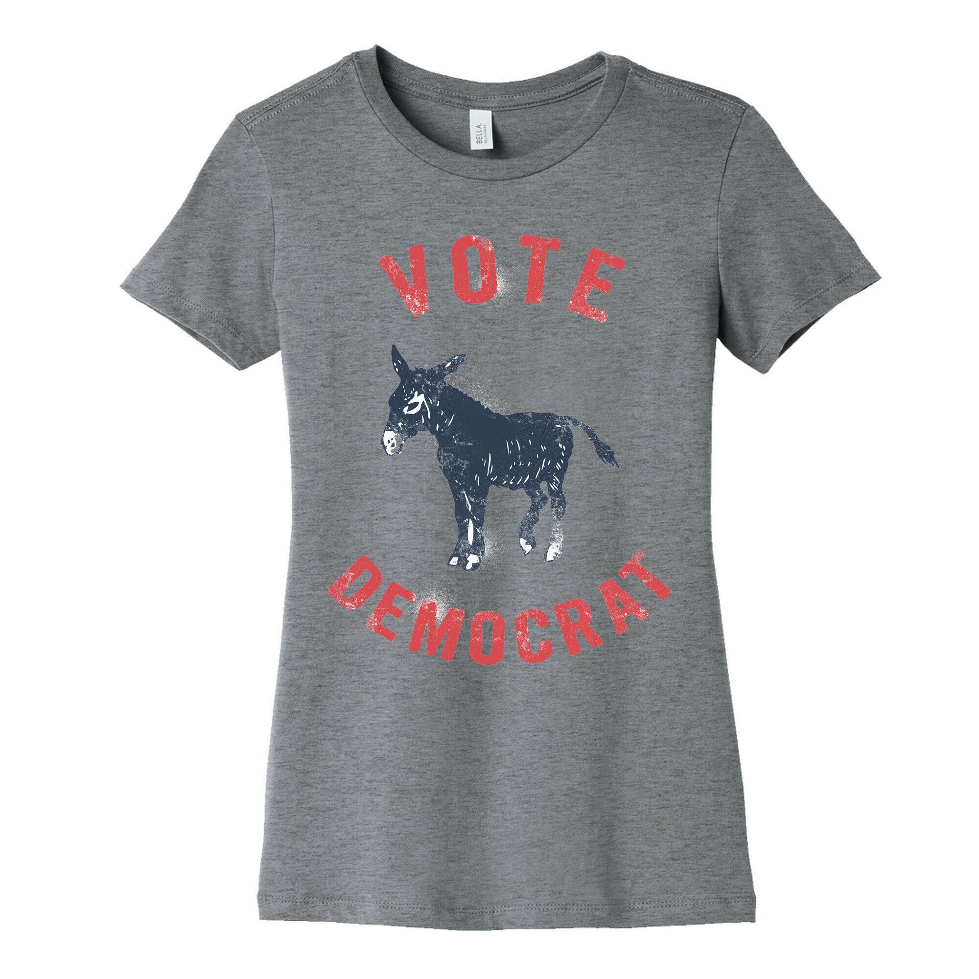Vote Democrat (Vintage democratic donkey) Women's Cotton Tee