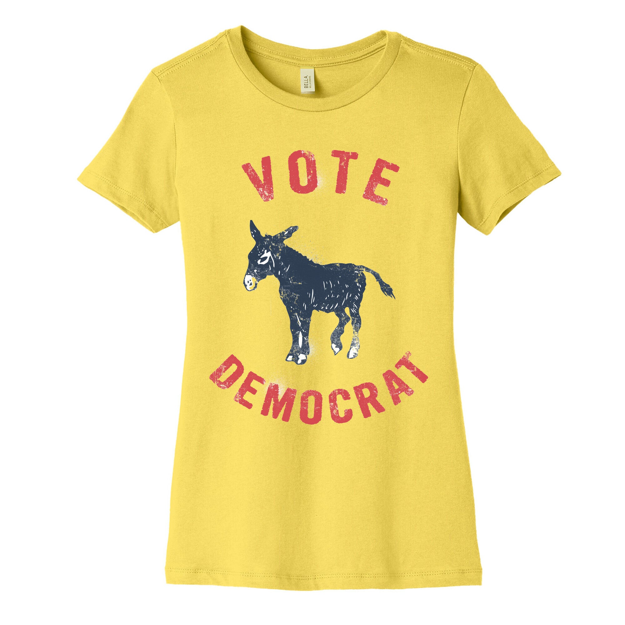 Vote Democrat (Vintage democratic donkey) Women's Cotton Tee