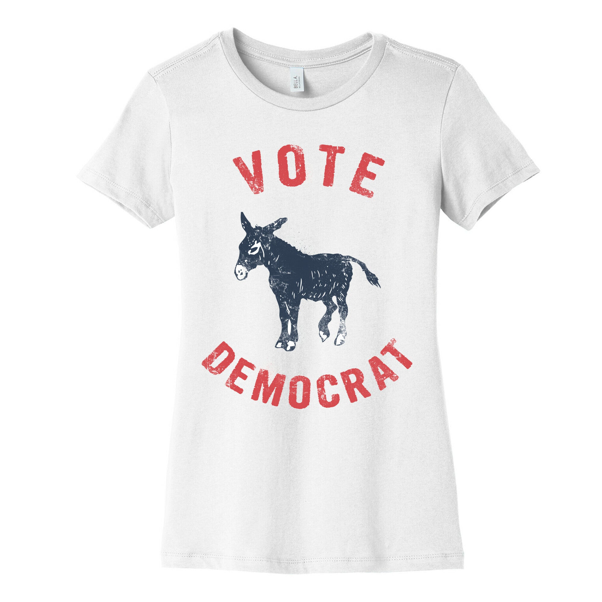 Vote Democrat (Vintage democratic donkey) Women's Cotton Tee