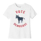 Vote Democrat (Vintage democratic donkey) Women's Cotton Tee