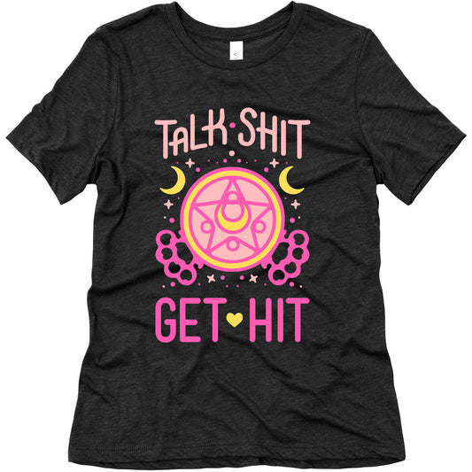 Talk Shit Get Hit Women's Triblend Tee