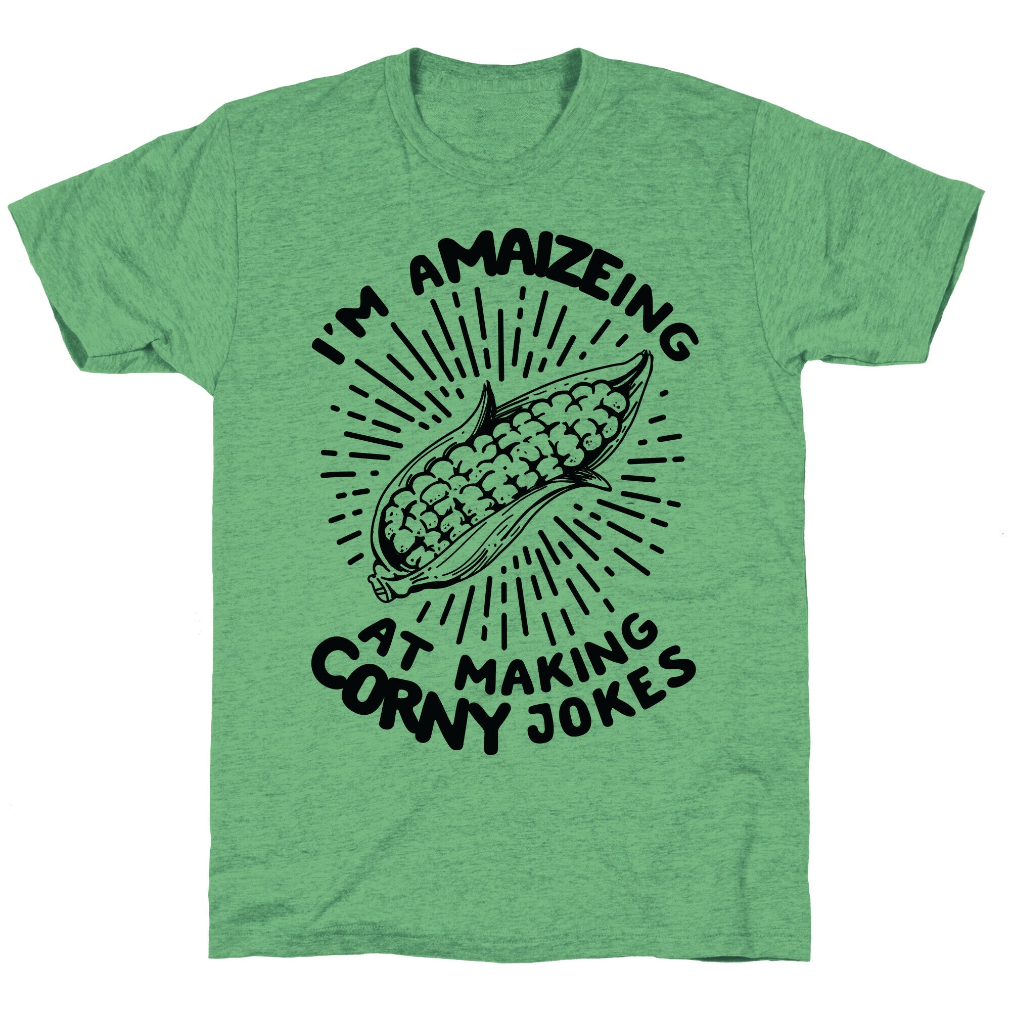 A-maize-ing Corny Jokes Unisex Triblend Tee