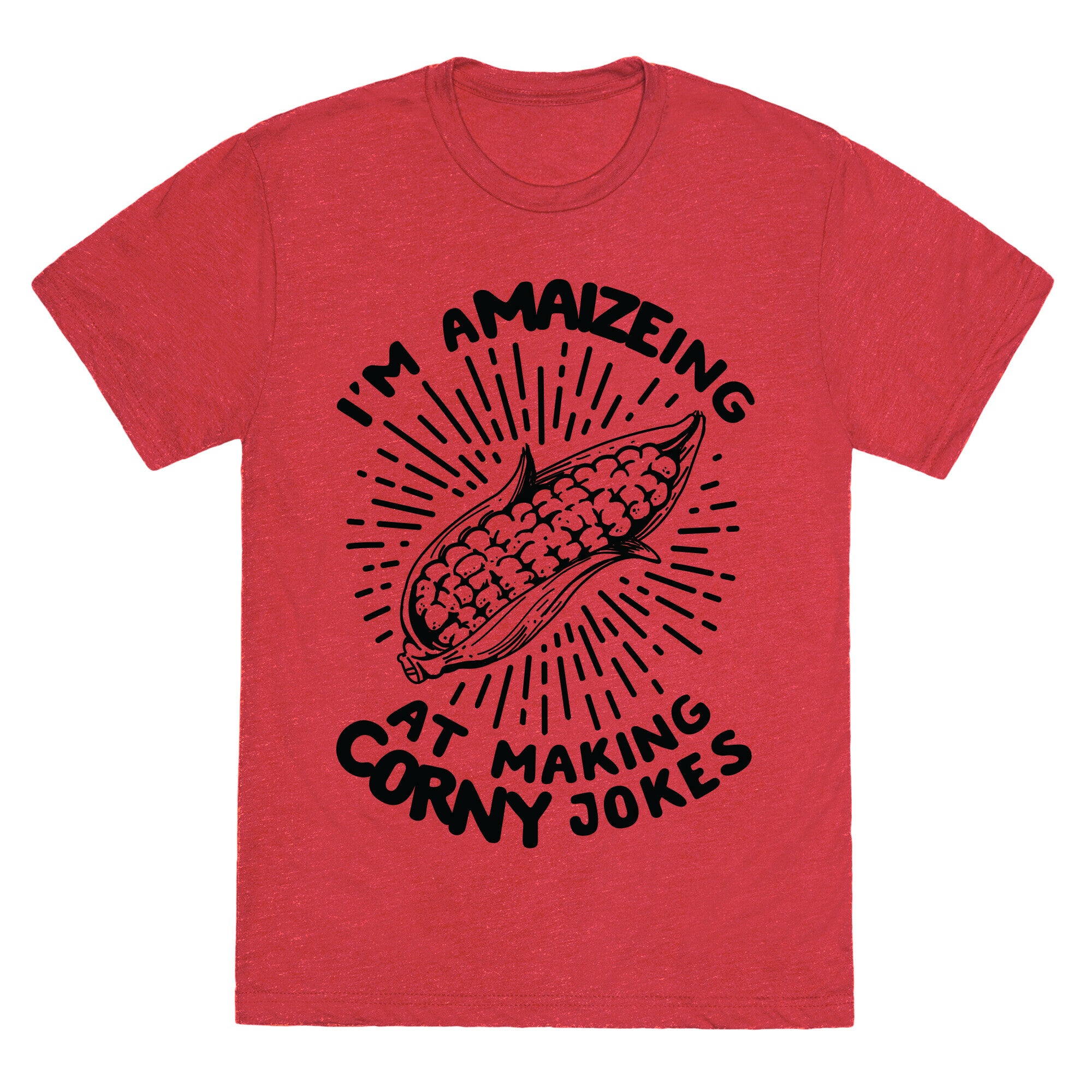 A-maize-ing Corny Jokes Unisex Triblend Tee