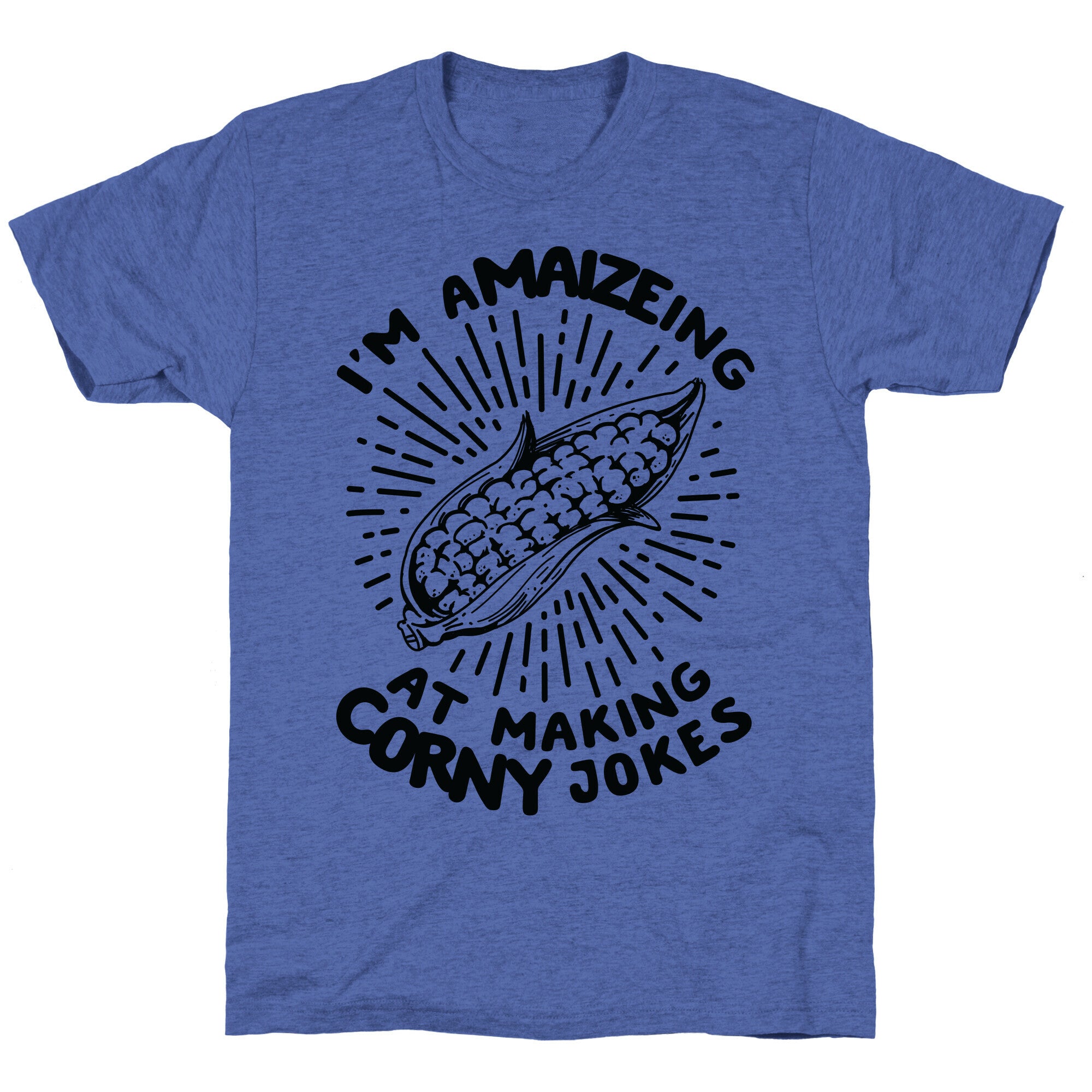 A-maize-ing Corny Jokes Unisex Triblend Tee