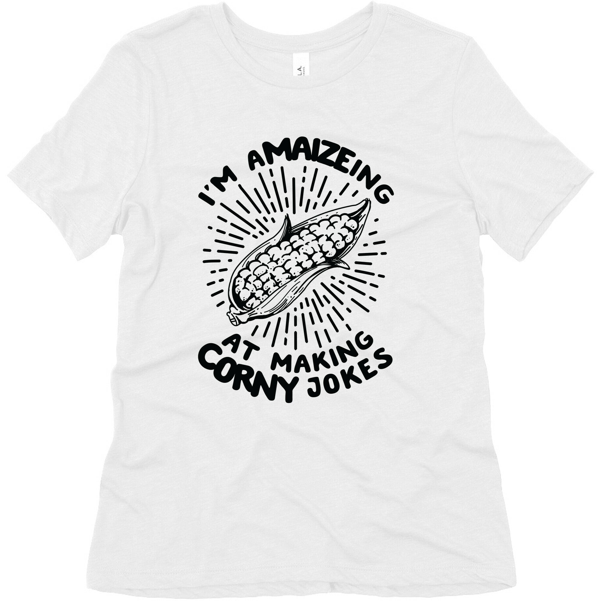A-maize-ing Corny Jokes Women's Triblend Tee