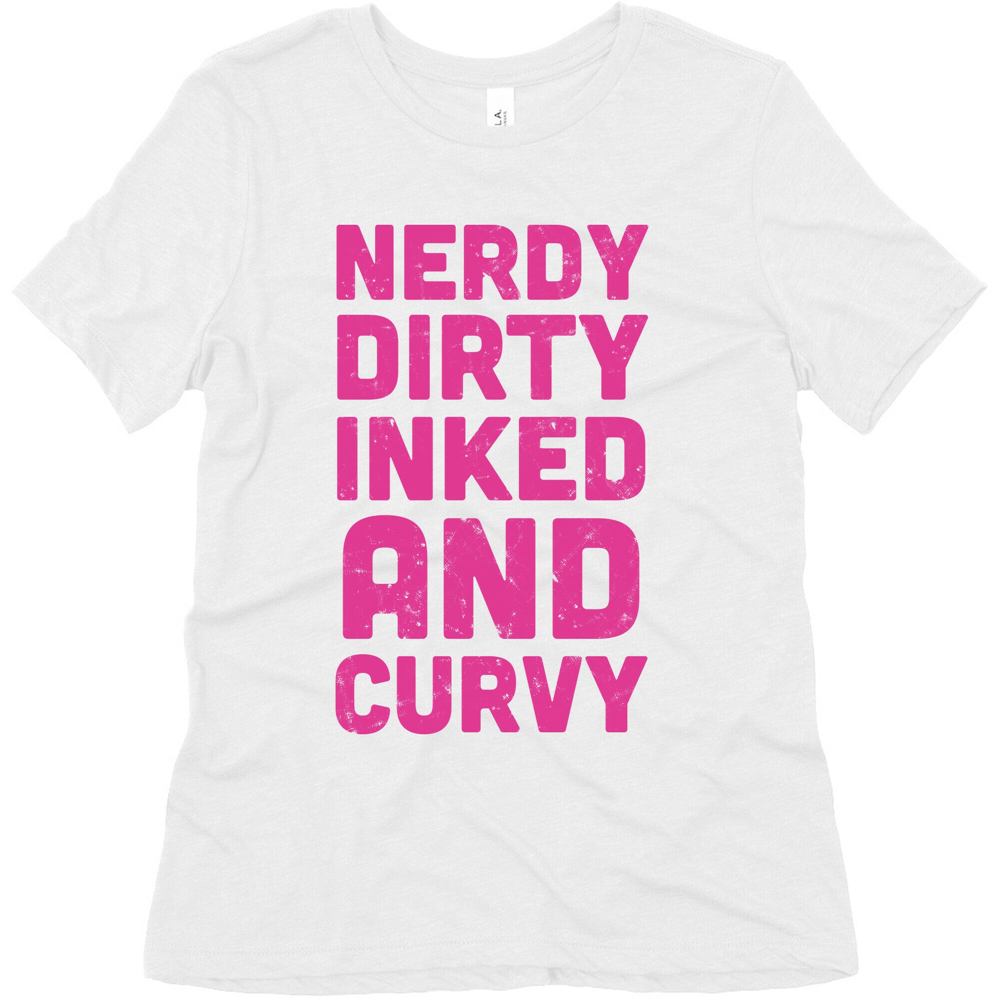 Nerdy, Dirty, Inked And Curvy Women's Triblend Tee