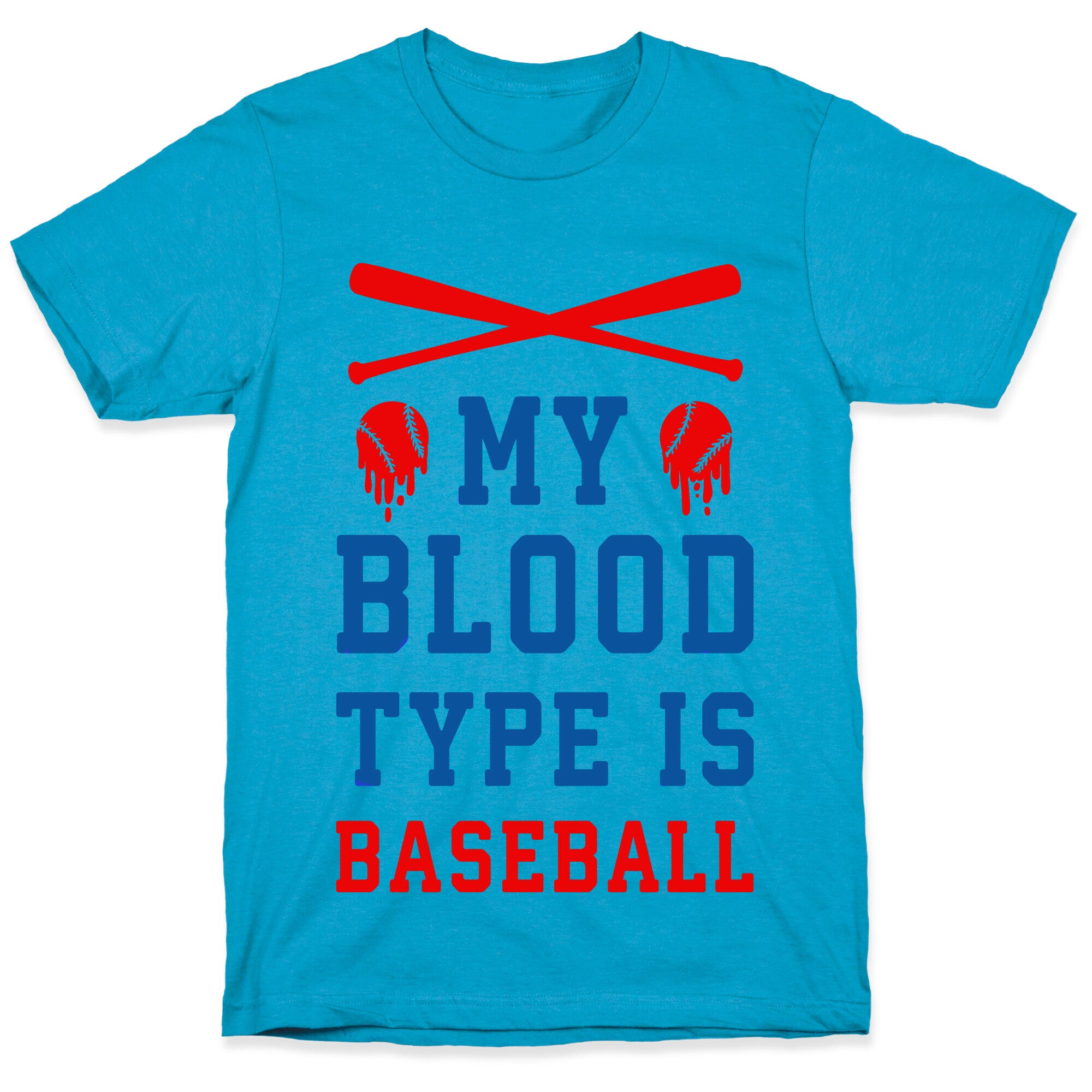 My Blood Type is Baseball Unisex Triblend Tee