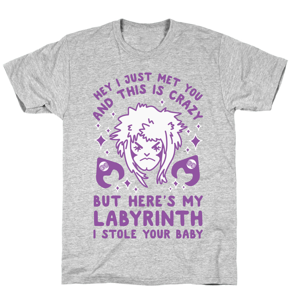 I Just Met You and This is Crazy But Here's my Labyrinth I Stole Your Baby T-Shirt