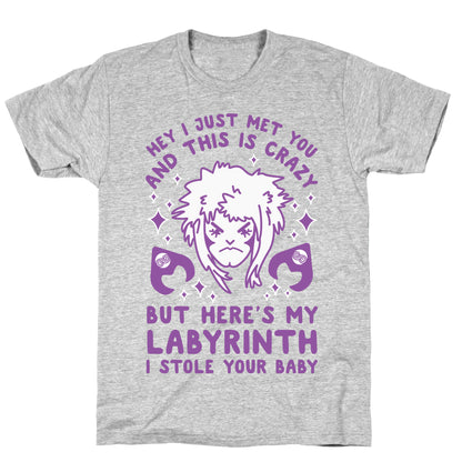 I Just Met You and This is Crazy But Here's my Labyrinth I Stole Your Baby T-Shirt