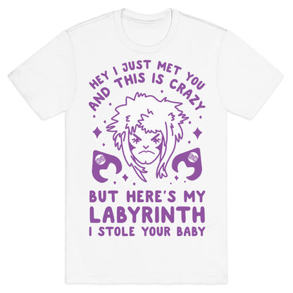 I Just Met You and This is Crazy But Here's my Labyrinth I Stole Your Baby T-Shirt