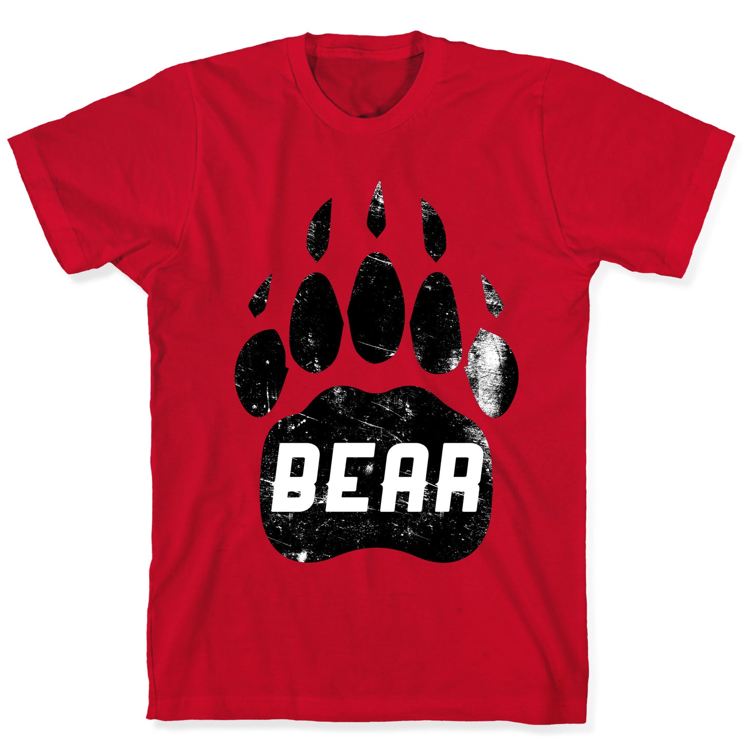 Bears Red Black& White T-Shirt