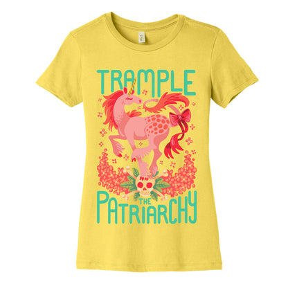 Trample The Patriarchy Women's Cotton Tee