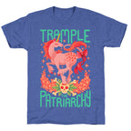 Trample The Patriarchy Unisex Triblend Tee