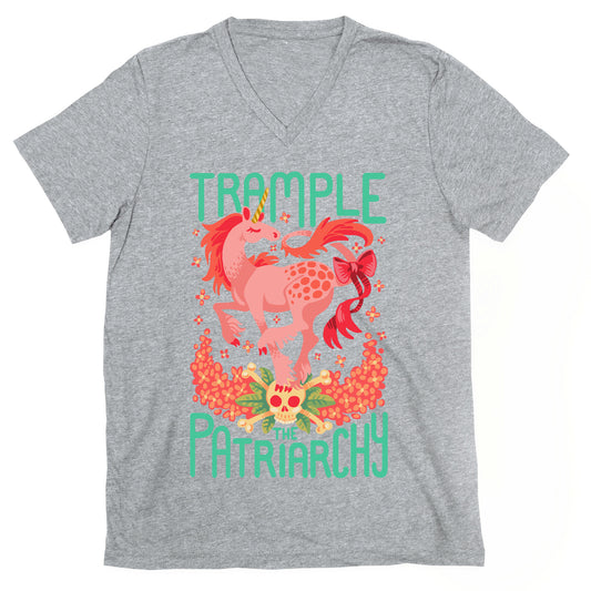 Trample The Patriarchy V-Neck