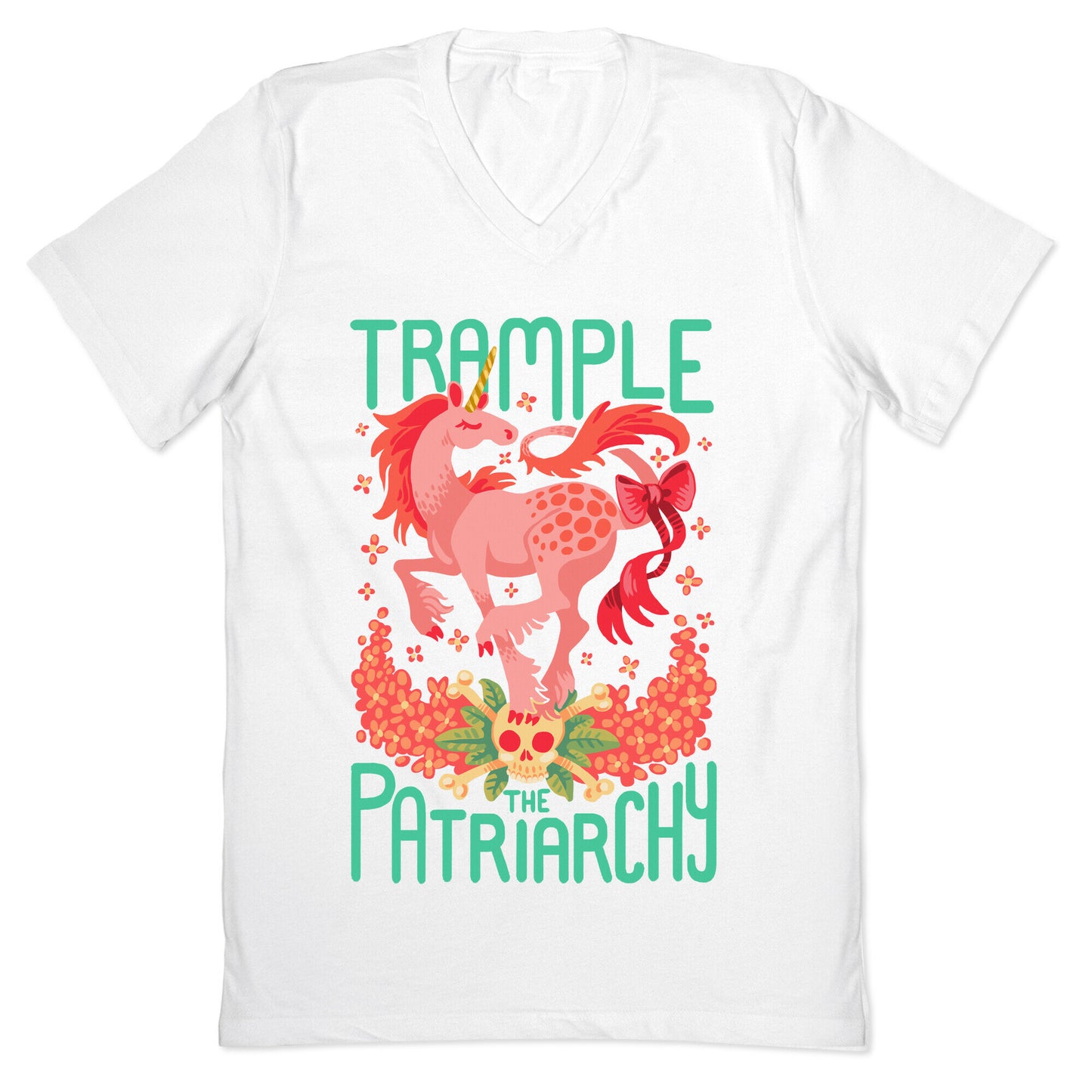 Trample The Patriarchy V-Neck
