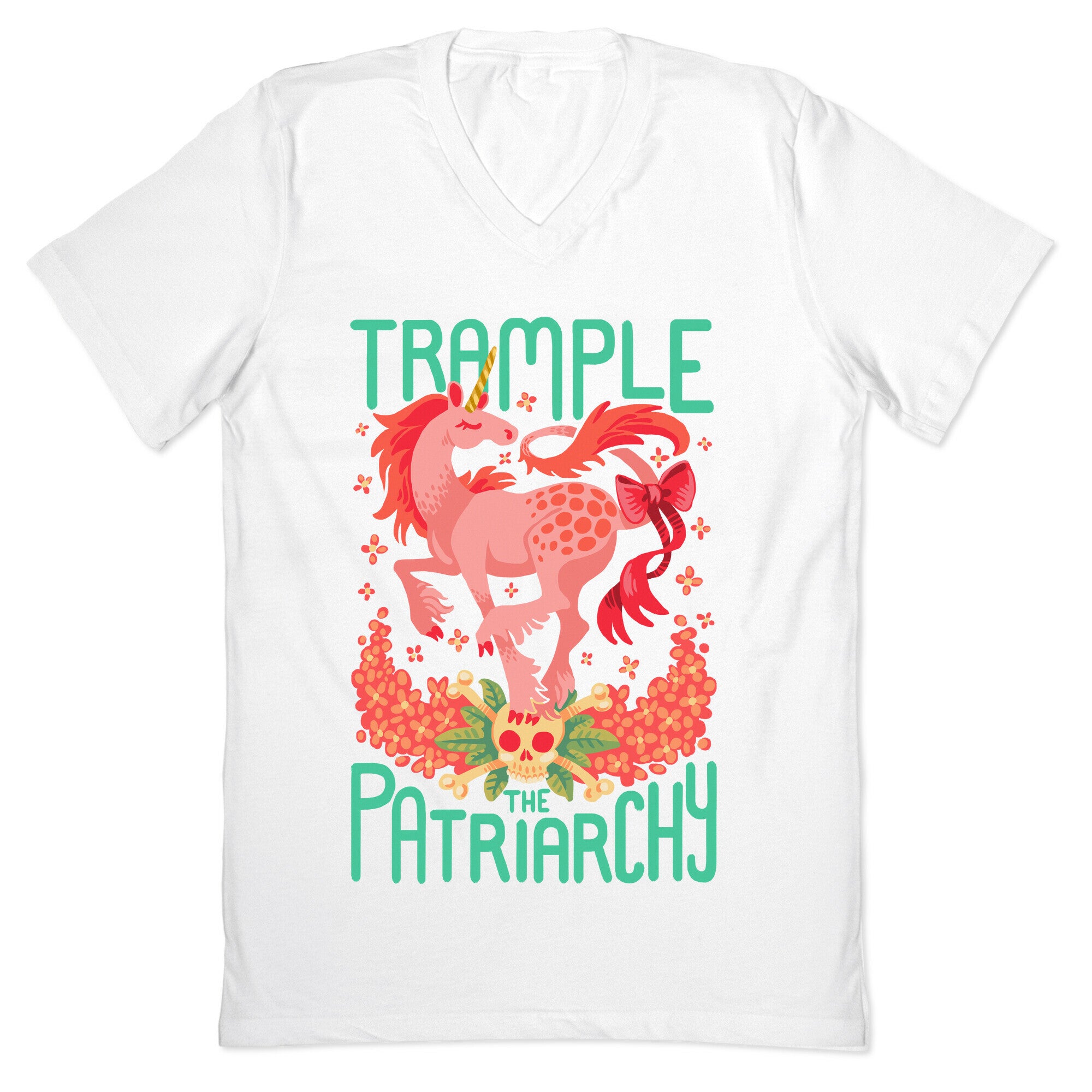 Trample The Patriarchy V-Neck