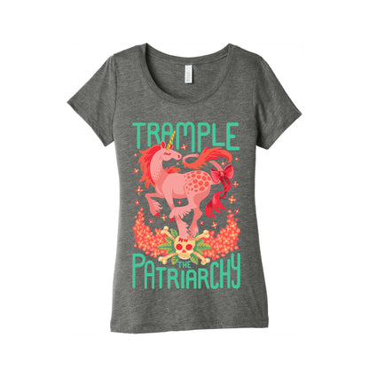Trample The Patriarchy Women's Triblend Tee