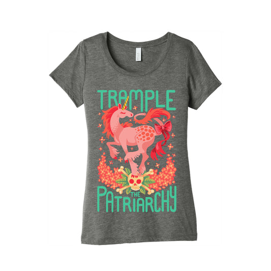 Trample The Patriarchy Women's Triblend Tee