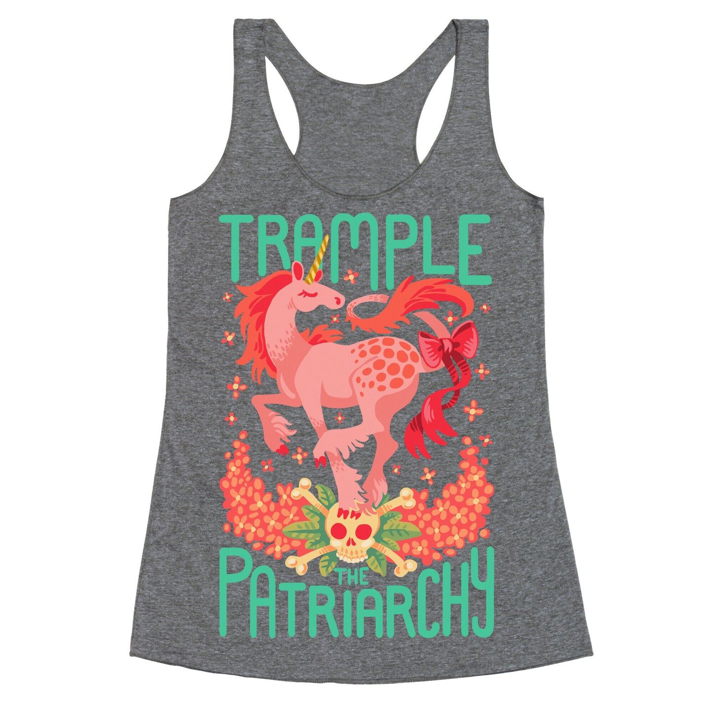 Trample The Patriarchy Racerback Tank