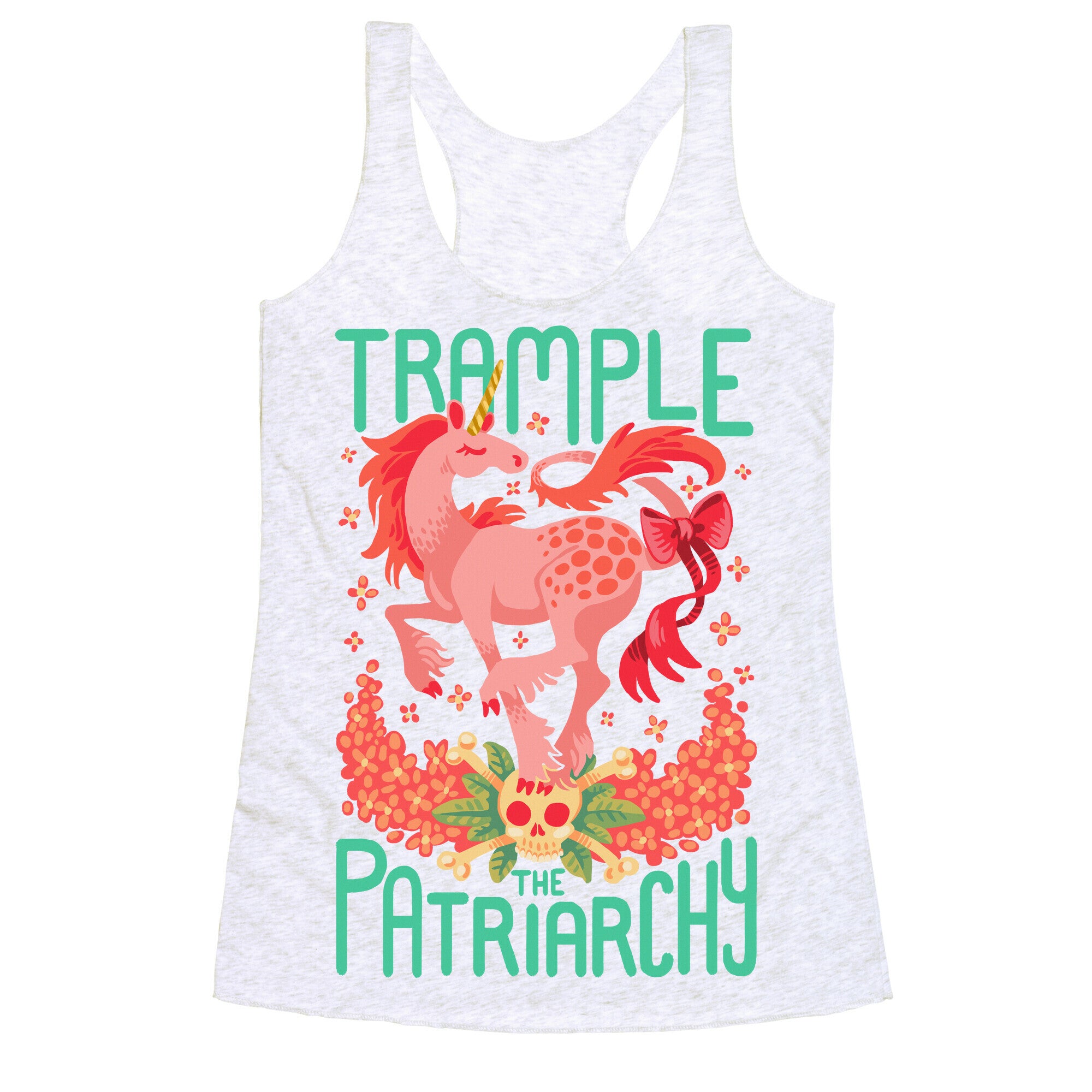 Trample The Patriarchy Racerback Tank