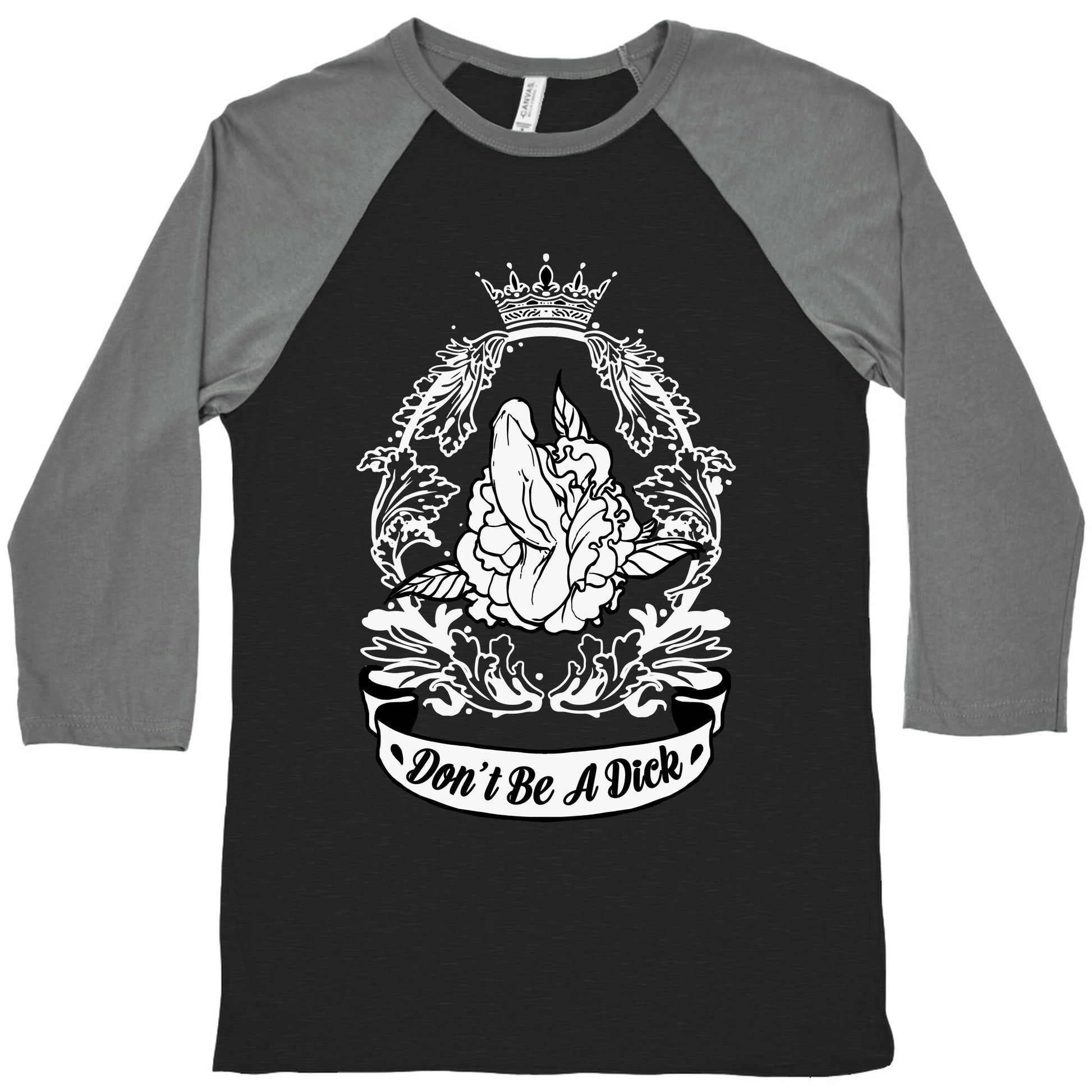Don't Be A Dick Baseball Tee