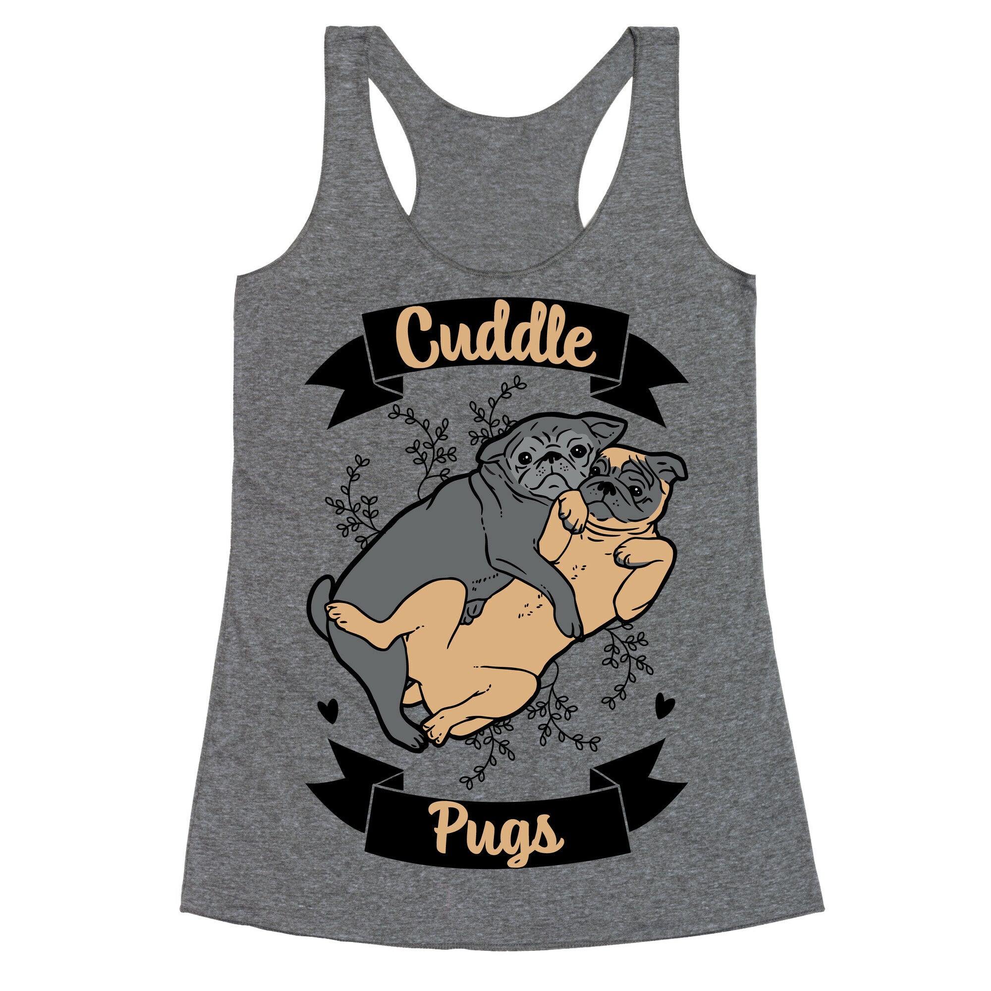Cuddle Pugs Racerback Tank