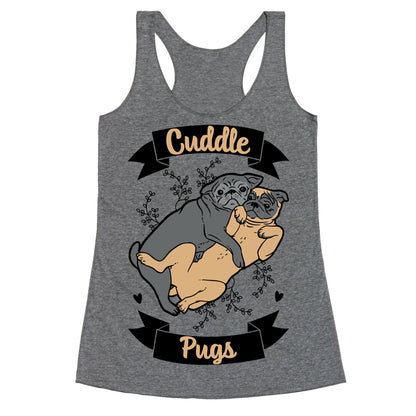 Cuddle Pugs Racerback Tank