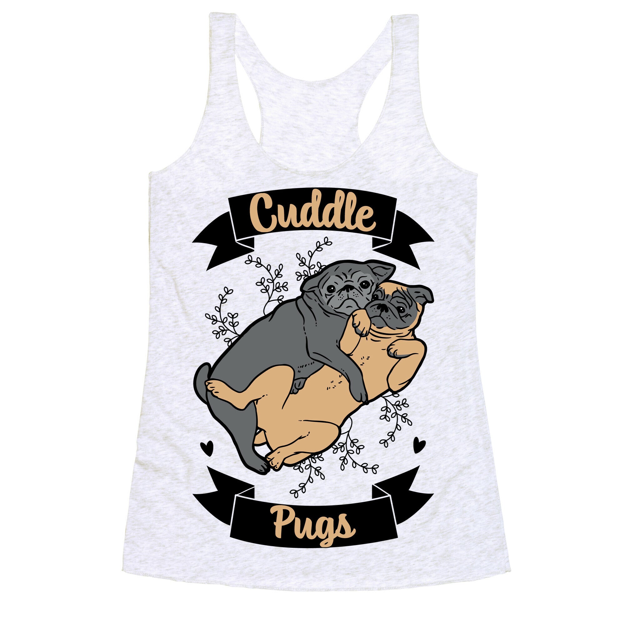 Cuddle Pugs Racerback Tank