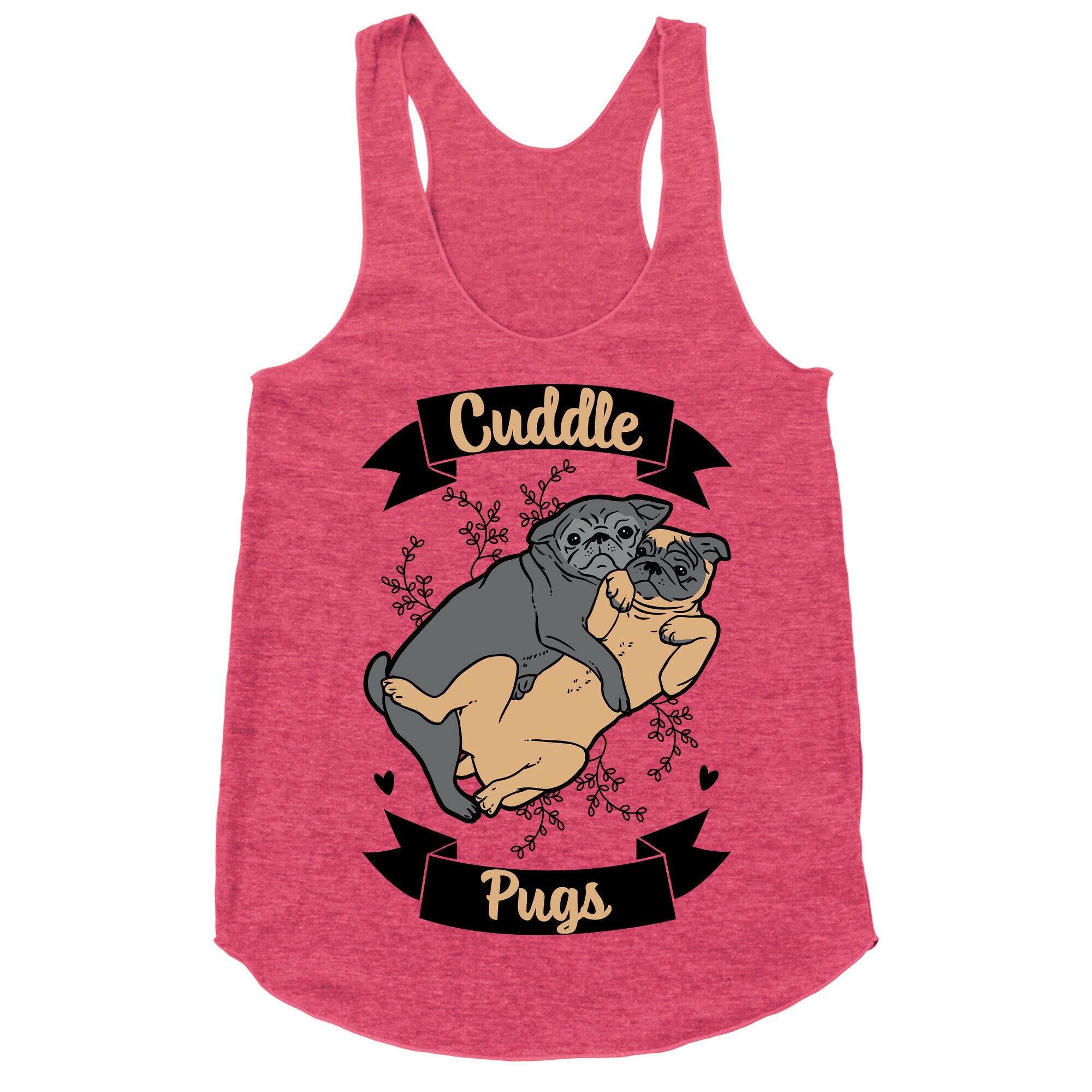 Cuddle Pugs Racerback Tank