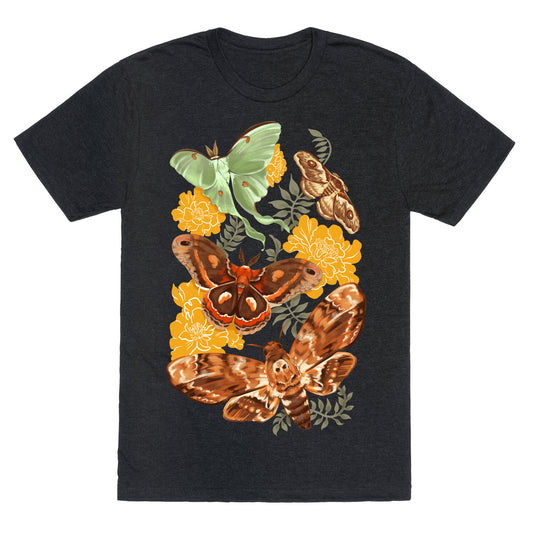 Moths & Marigolds Unisex Triblend Tee
