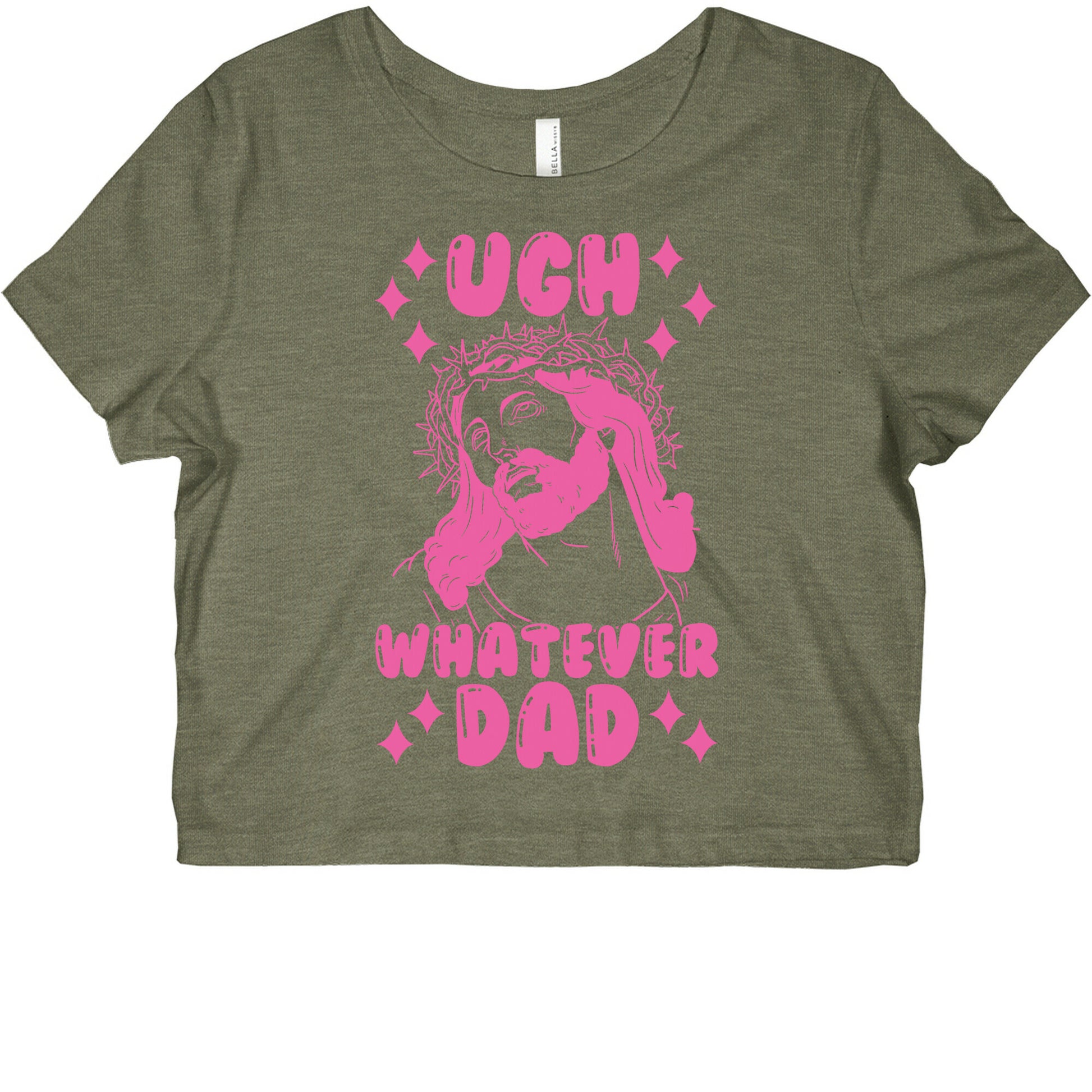 Ugh Whatever Dad Graphic Baby Tee