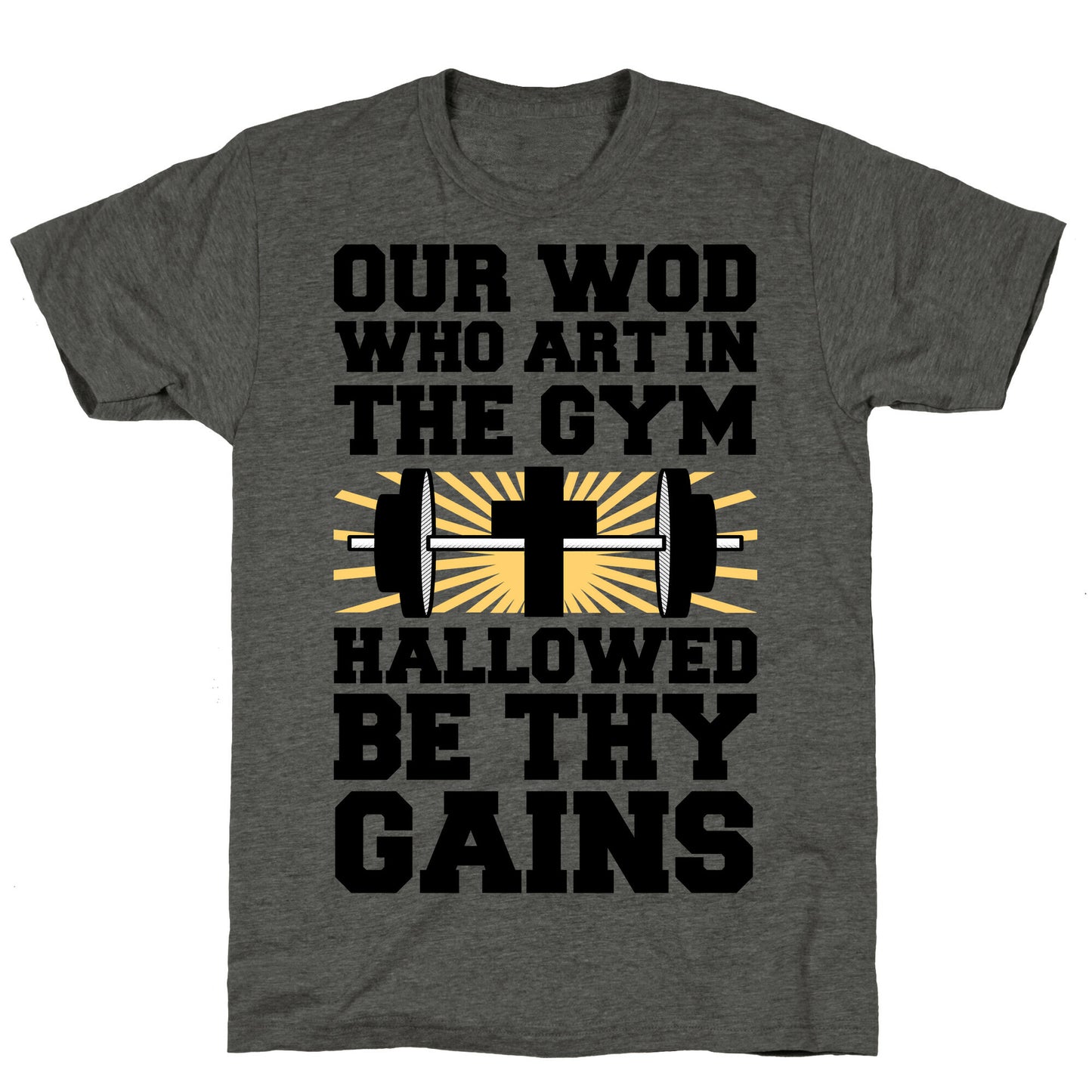 The Fitness Prayer Unisex Triblend Tee