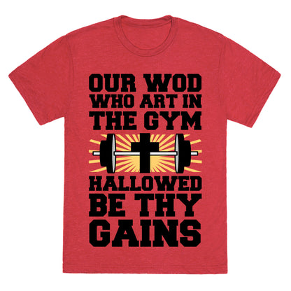 The Fitness Prayer Unisex Triblend Tee