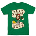 Beer, Beards and Cats T-Shirt
