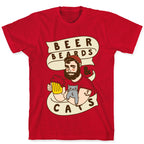 Beer, Beards and Cats T-Shirt