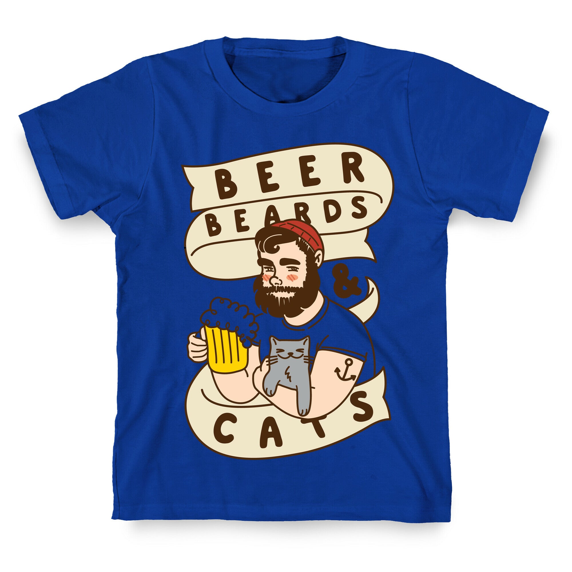 Beer, Beards and Cats T-Shirt