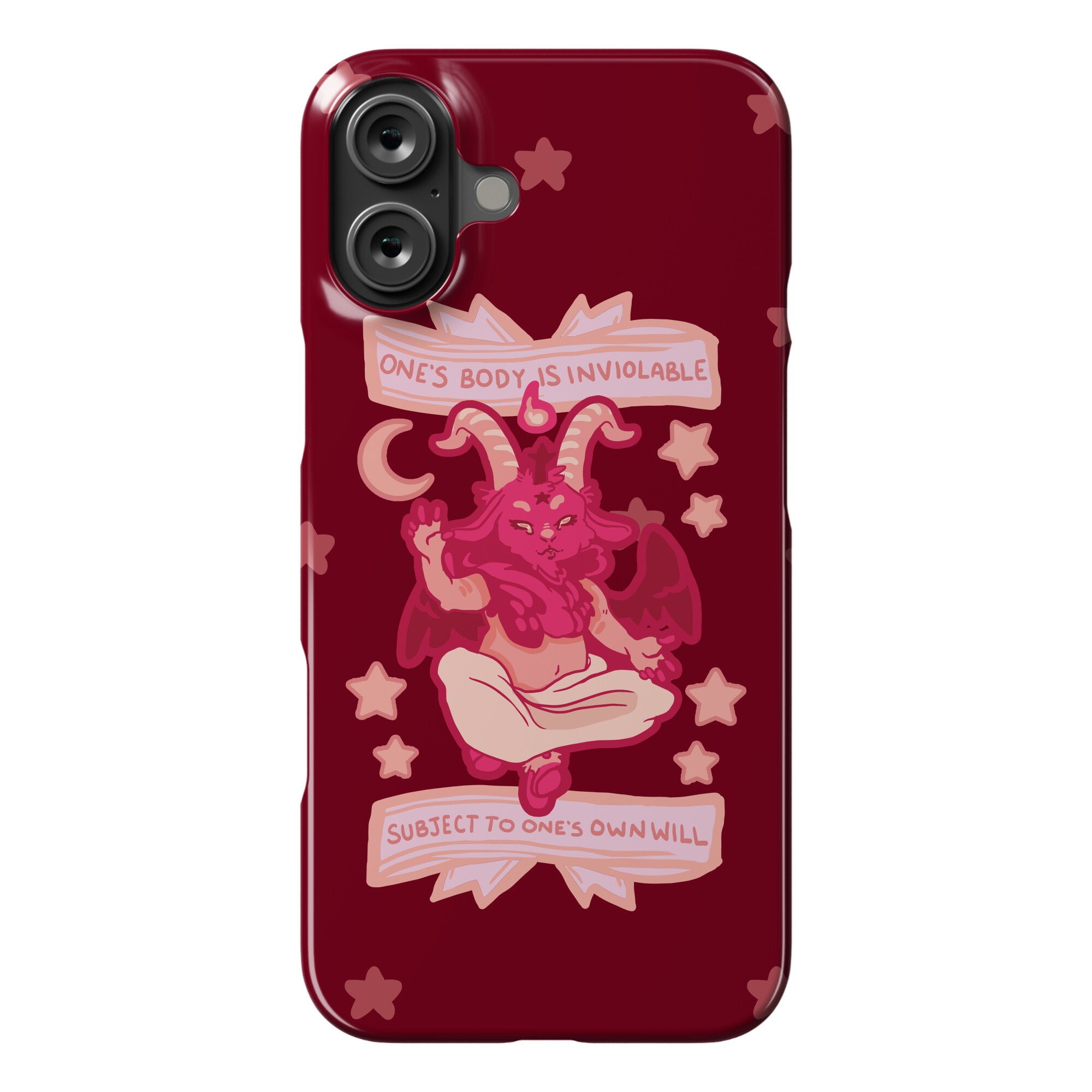 One's Body Is Inviolable Subject To One's Own Will Phone Case