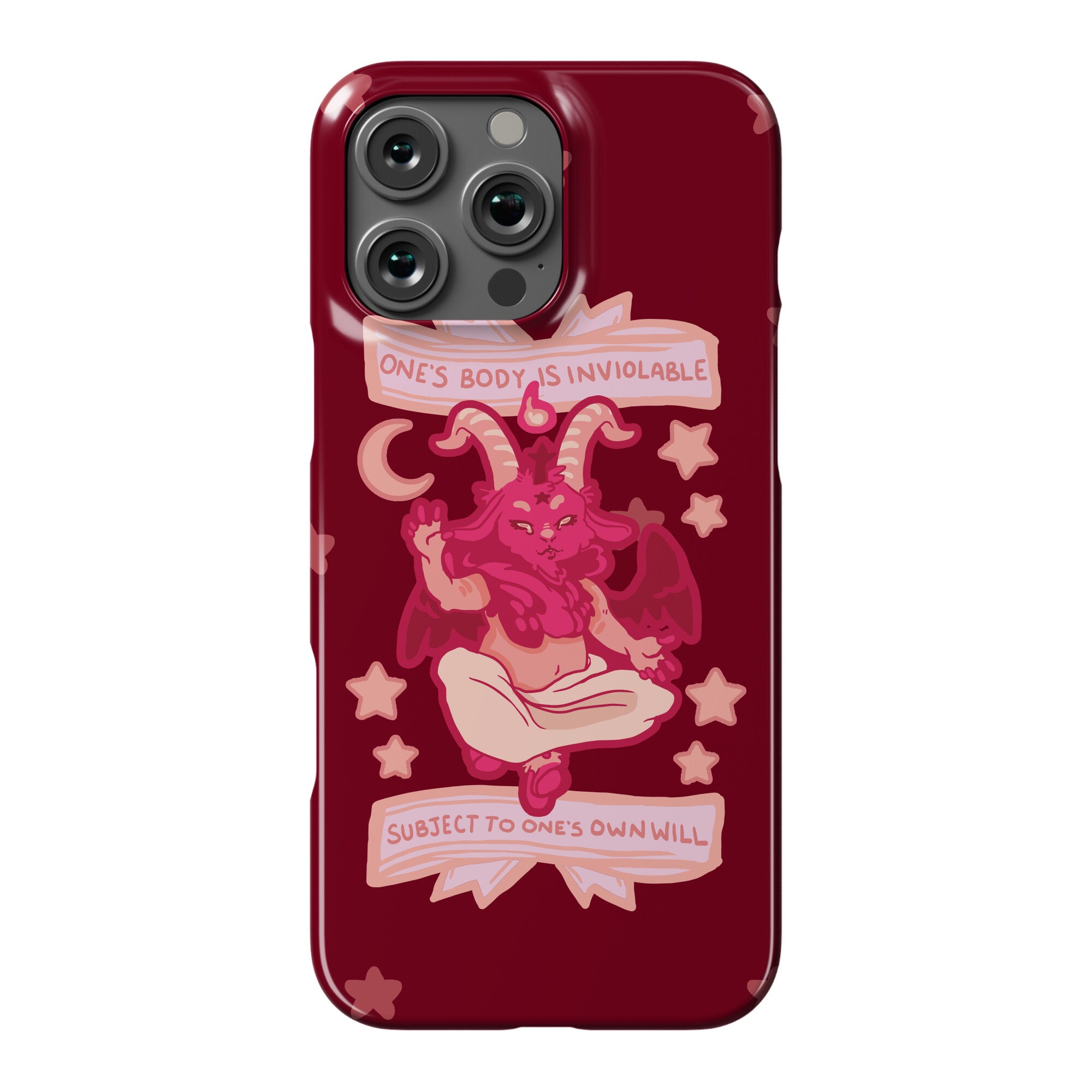 One's Body Is Inviolable Subject To One's Own Will Phone Case