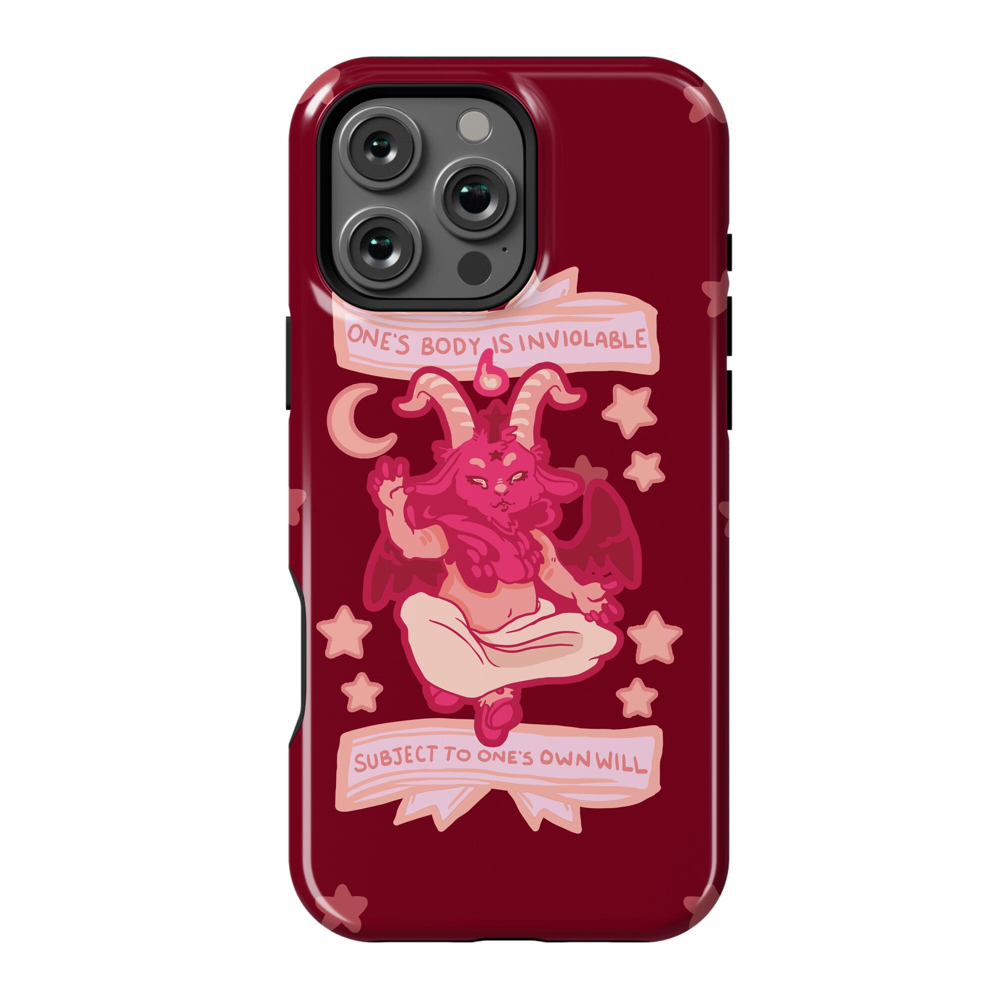 One's Body Is Inviolable Subject To One's Own Will Phone Case