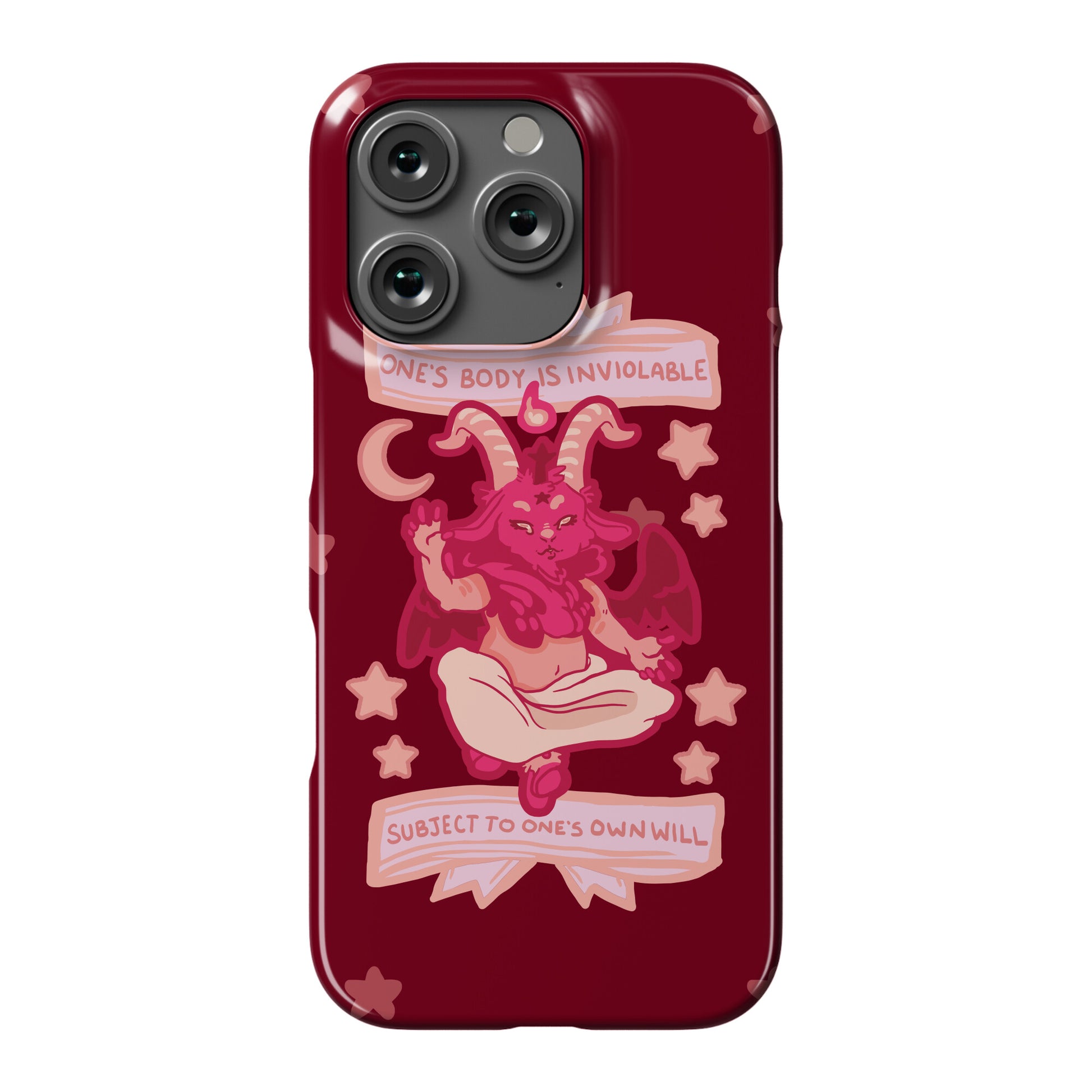 One's Body Is Inviolable Subject To One's Own Will Phone Case