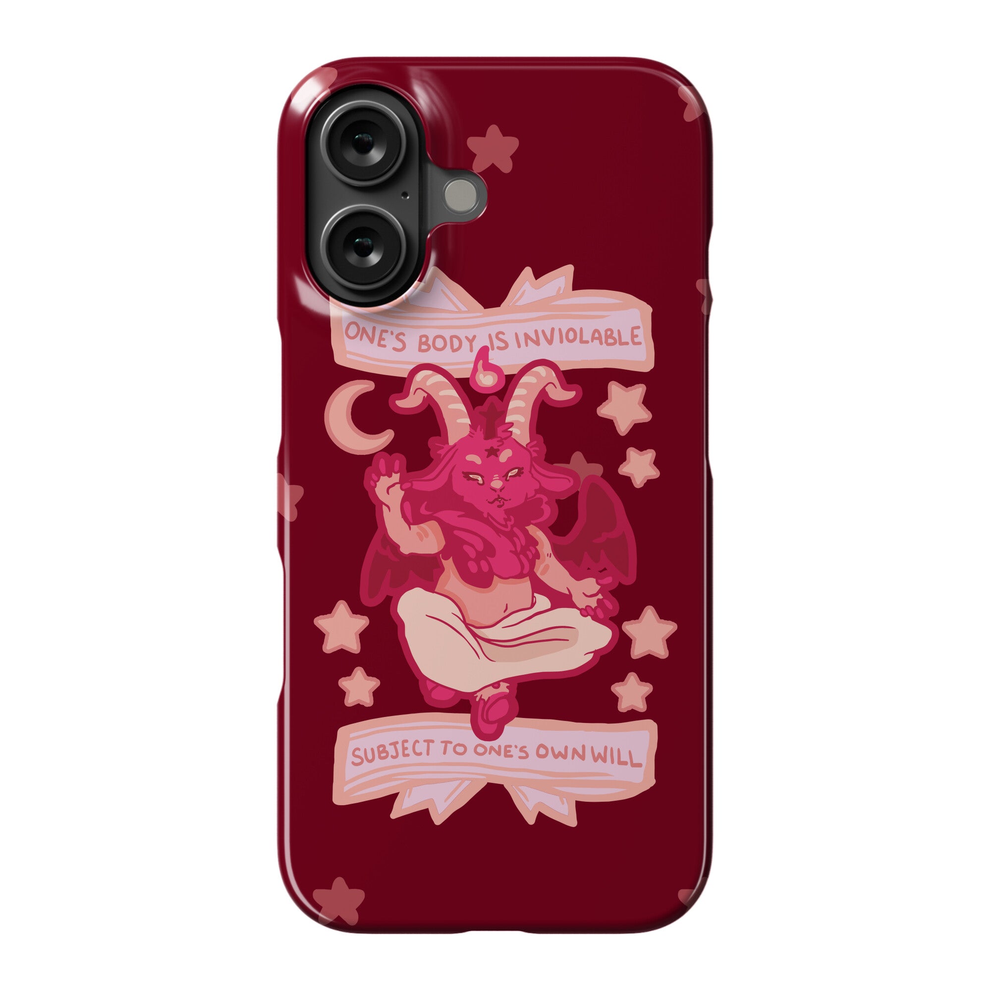One's Body Is Inviolable Subject To One's Own Will Phone Case