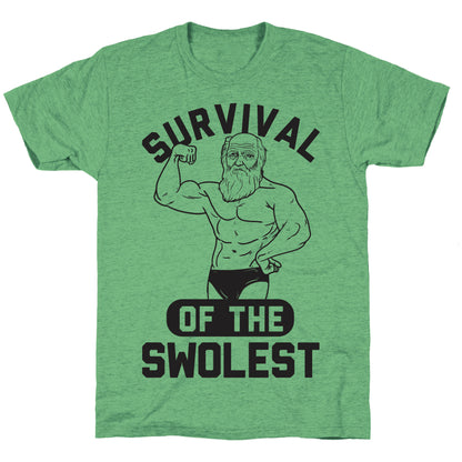 Survival Of The Swolest Unisex Triblend Tee