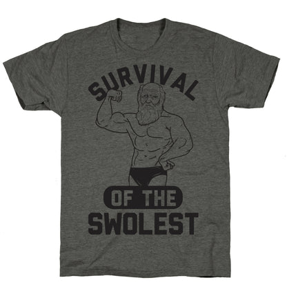 Survival Of The Swolest Unisex Triblend Tee