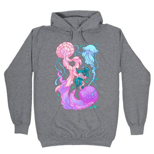 Deep Sea Diver & Jellyfish Hoodie