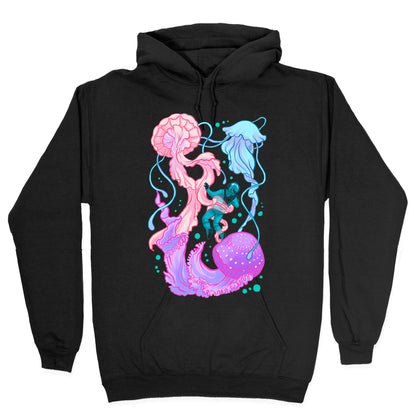 Deep Sea Diver & Jellyfish Hoodie