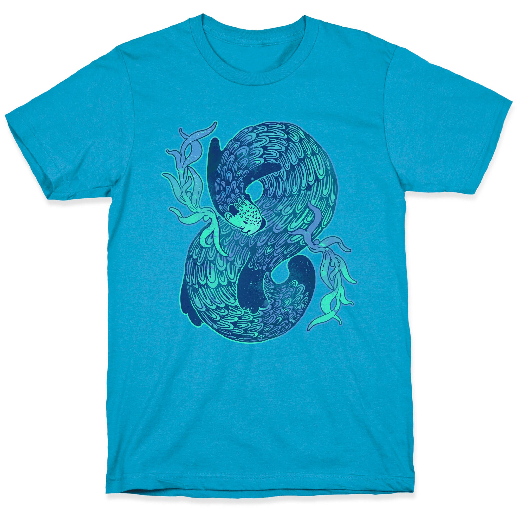 Swirling Wave Otter Unisex Triblend Tee