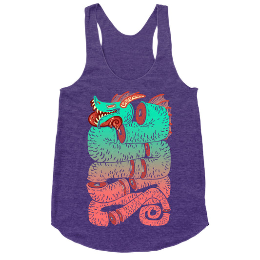 Sea Serpent Sections Racerback Tank