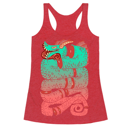 Sea Serpent Sections Racerback Tank