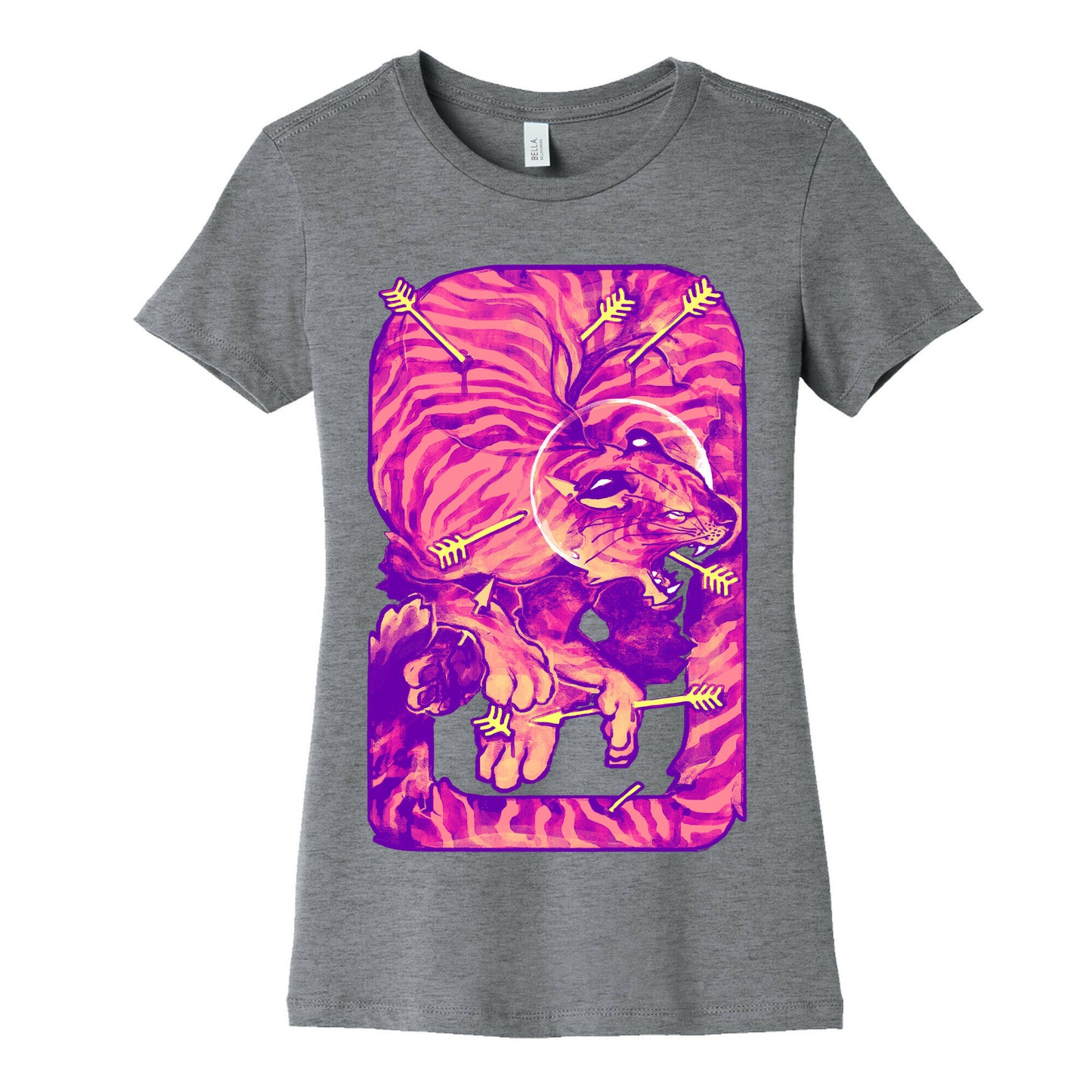 Saint Sebastian Tiger Women's Cotton Tee